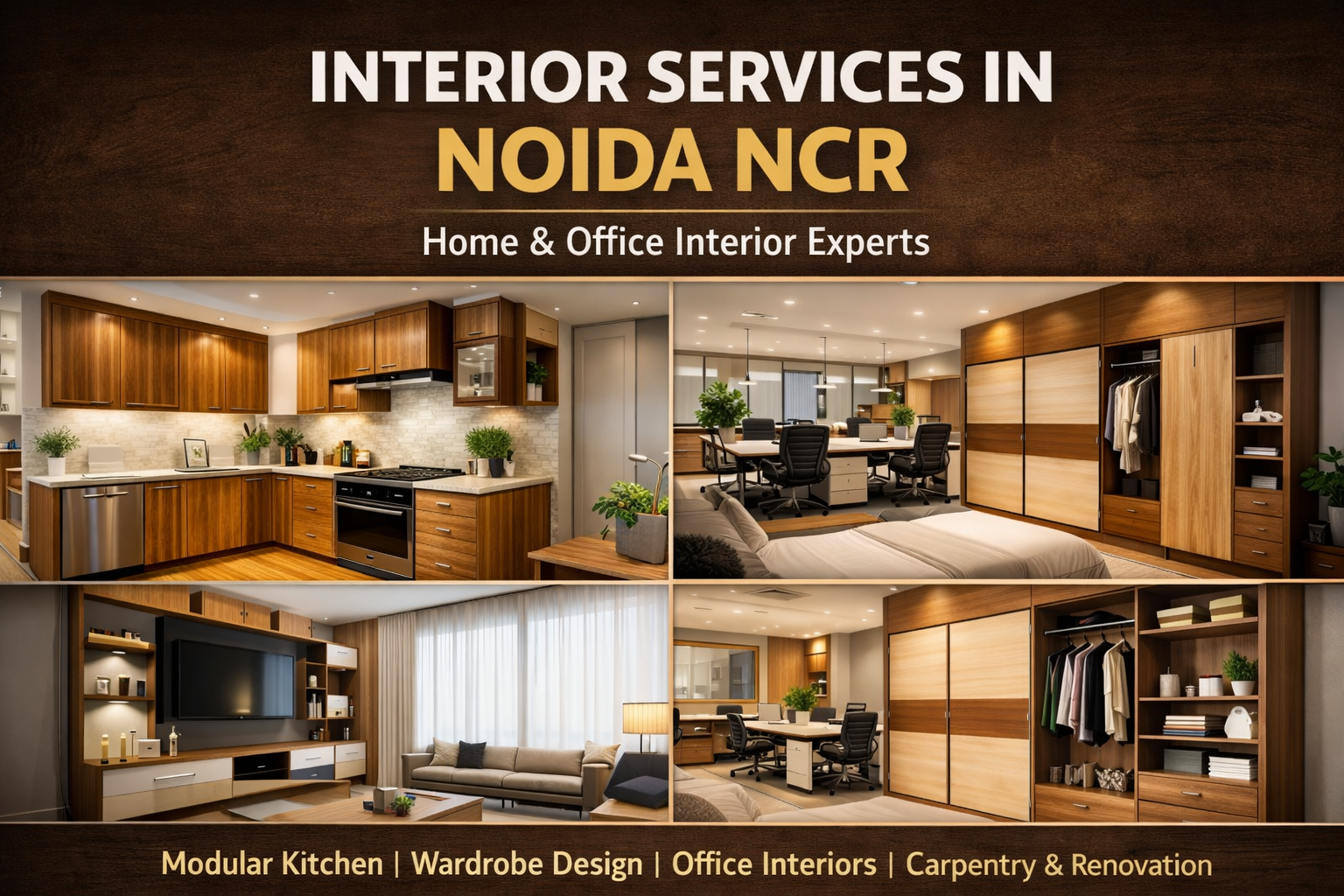 Interior Services in Noida NCR – Complete Home & Office Interior Solutions